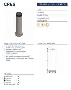 CRES Wall Mounted Door Stop - Image 4