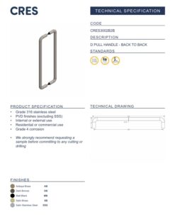 CRES3002 Pull Handle - Image 3