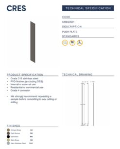 CRES Finger Plate - Image 3