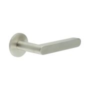 CR-101 Satin Stainless Steel Unsprung Round Rose Door Handle