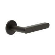 CR-101 Dark Bronze Fixed Dead Round Rose Door Handle