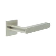 CR-101 Satin Stainless Steel Fixed Dead Square Rose Door Handle