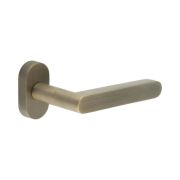 CR-101 Antique Brass Multi Point Oval Rose Door Handle