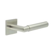 CR-102 Satin Stainless Steel Unsprung Square Rose Door Handle