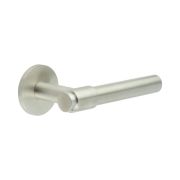 CR-103 Satin Stainless Steel Unsprung Round Rose Door Handle