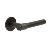 CR-103 Dark Bronze Fixed Dead Round Rose Door Handle