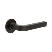 CR-104 Dark Bronze Sprung Round Rose Door Handle