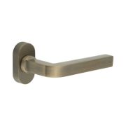 CR-104 Antique Brass Multi Point Oval Rose Door Handle