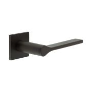 CR-105 Dark Bronze Unsprung Square Rose Door Handle