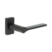 CR-105 Black Multi Point Rectangular Rose Door Handle