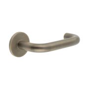 CR-106 Antique Brass Sprung Round Rose Door Handle