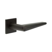 CR-107 Dark Bronze Fixed Dead Square Rose Door Handle