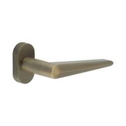CR-107 Antique Brass Multi Point Oval Rose Door Handle