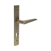 CR-107 Antique Brass Multi Point Backplate Door Handle