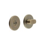 CR-801 Antique Brass Thumb Turn & Lock Round Rose