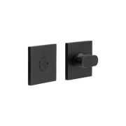 CR-801 Black Thumb Turn & Lock Square Rose