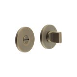 CR-802 Antique Brass Thumb Turn & Lock Round Rose