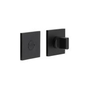 CR-802 Black Thumb Turn & Lock Square Rose
