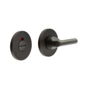 CR-804 Dark Bronze Thumb Turn & Lock Round Rose w/ Indicator
