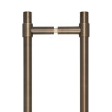 CRES 425mm Back to Back Antique Brass T-Bar Pull Handle