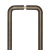 CRES 425mm Back to Back Antique Brass D Shape Pull Handle