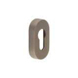 CRES Oval Antique Brass Euro Escutcheon