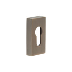 CRES Rectangular Antique Brass Euro Escutcheon