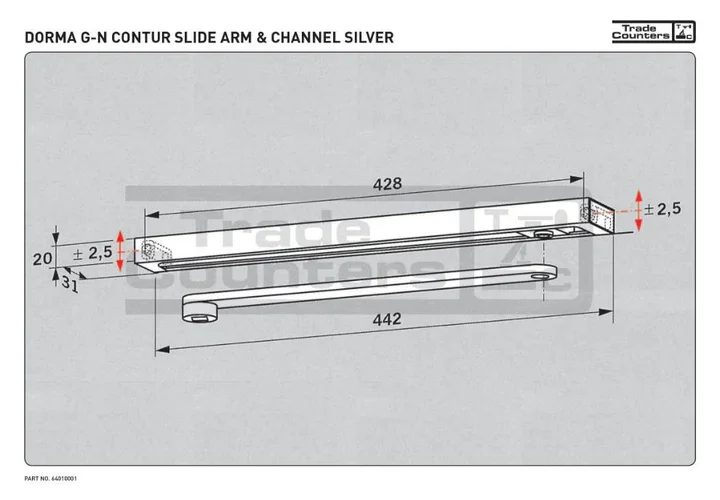 G-N/G-EMF Slide Arm & Channel