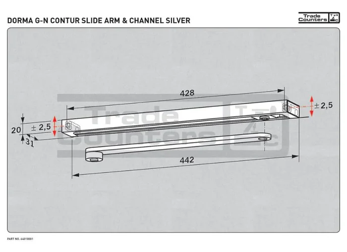 G-N/G-EMF Slide Arm & Channel