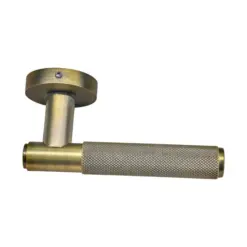 Diamond Knurled Door Handle - 131mm