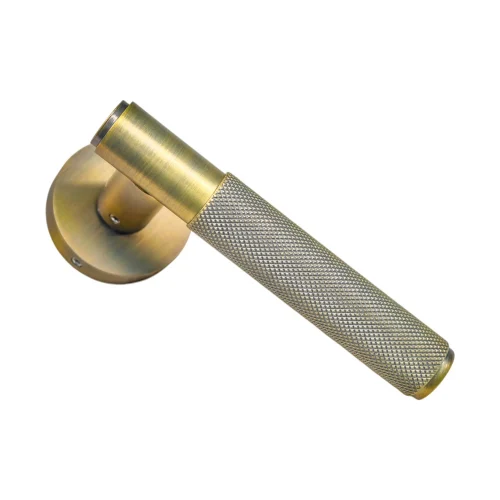 Diamond Knurled Door Handle – 131mm