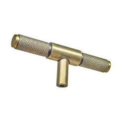 Diamond Knurled T Cabinet Handle - 95mm