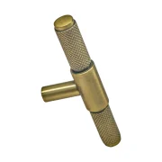 Diamond Knurled T Cabinet Handle - 95mm