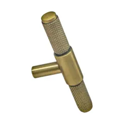 Diamond Knurled T Cabinet Handle - 95mm