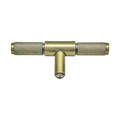 Diamond Knurled T Cabinet Handle - 95mm