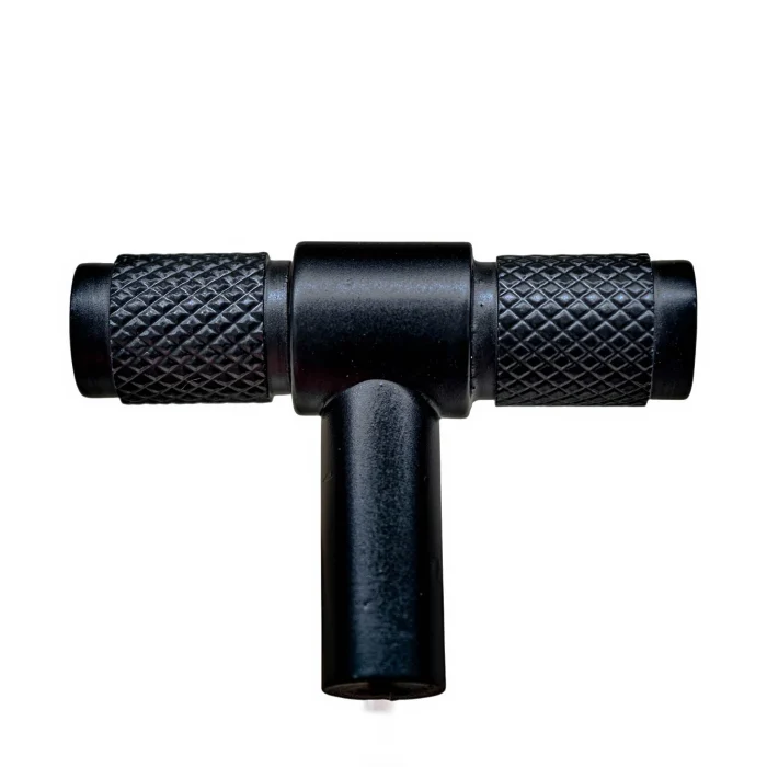Diamond Knurled T Cabinet Knob- 50mm