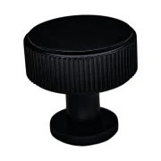 Diamond Knurled Circular Cabinet Knob- 30mm