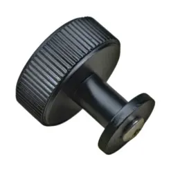Diamond Knurled Circular Cabinet Knob- 30mm