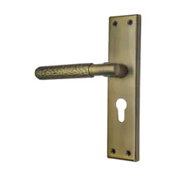 Hammered Spot Backplate Handle 204mm  M381 Series