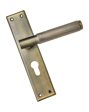 Diamond Knurled Backplate Handle 204mm  M481 Series