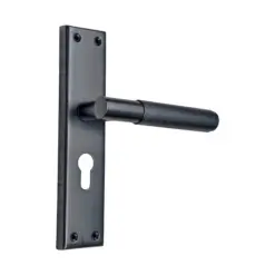 Diamond Knurled Backplate Handle 204mm  M481 Series