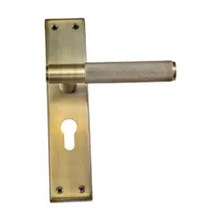 Diamond Knurled Backplate Handle 204mm  M501 Series