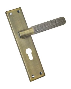 Diamond Knurled Backplate Handle 204mm  M501 Series