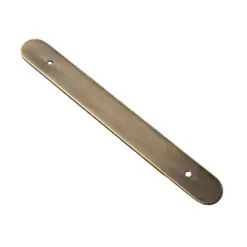 Cabinet Pull Handle Backplate - Square End & Radius End