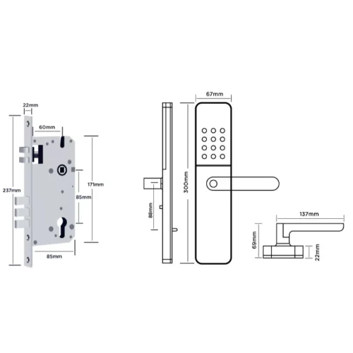 EA 110 Digital Lock