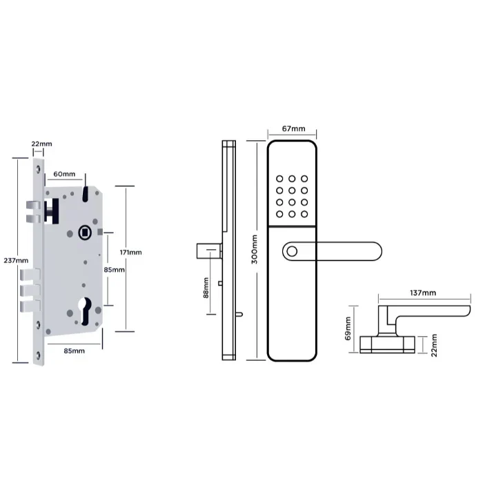 EA 110 Digital Lock