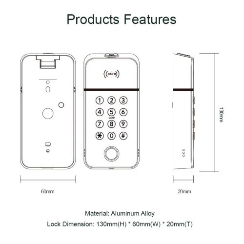 EA 195 Access Control Digital Keypad