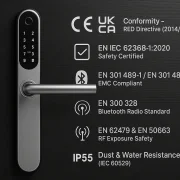 EA 215 Slim Line Smart Digital Lock for UPVC, Composite, Wooden & Aluminium Doors