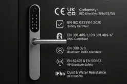 EA 215 Slim Line Smart Digital Lock for UPVC, Composite, Wooden & Aluminium Doors - Image 7