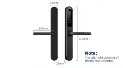 EA 215 Slim Line Smart Digital Lock for UPVC, Composite, Wooden & Aluminium Doors - Image 3